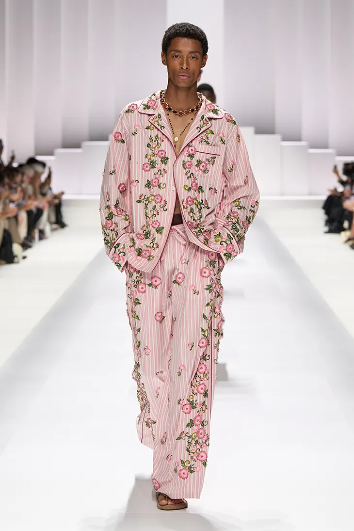 Dolce&Gabbana Men’s SS26 Turns Pyjama Into a Daily Uniform