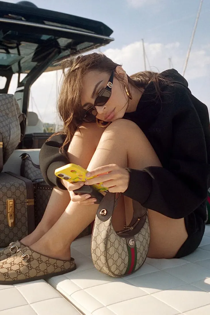 Emily Ratajkowski Leads Gucci's GG Monogram Campaign