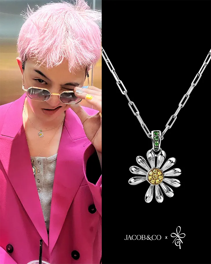 G-Dragon and Jacob & Co. Drop Peaceminusone Pendant