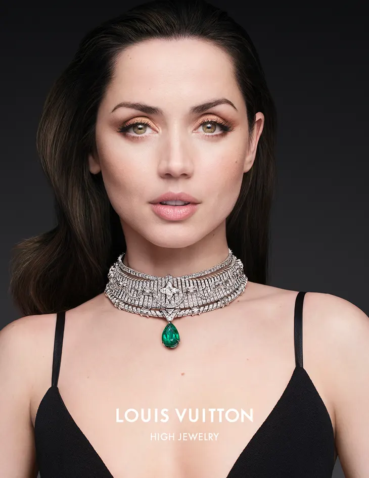 Louis Vuitton Reveals Virtuosity Jewelry Campaign Starring Ana de Armas