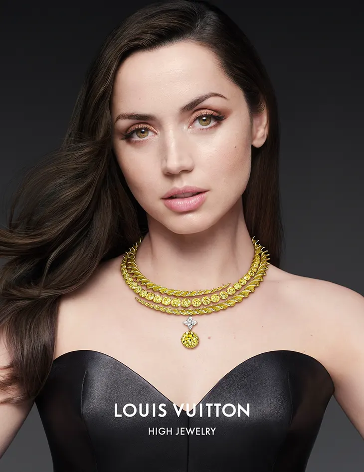 Louis Vuitton Reveals Virtuosity Jewelry Campaign Starring Ana de Armas