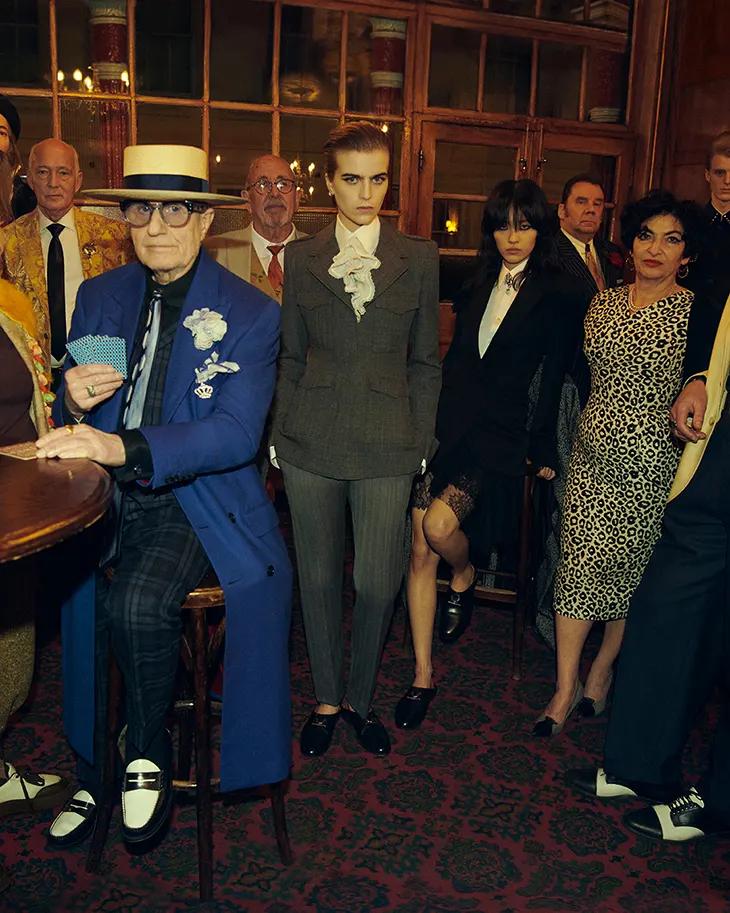 Alexander McQueen Honors Soho Icons for Autumn Winter 2025 Pre-Collection