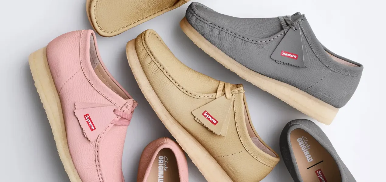靴 Supreme Clarks US7 Supreme Clarks Originals Wallabee (SS23) - $198