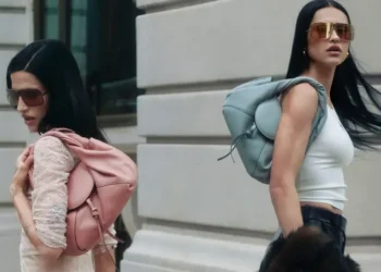 Gabbriette and Amelia Gray Front FENDI’s Spy Bag Comeback