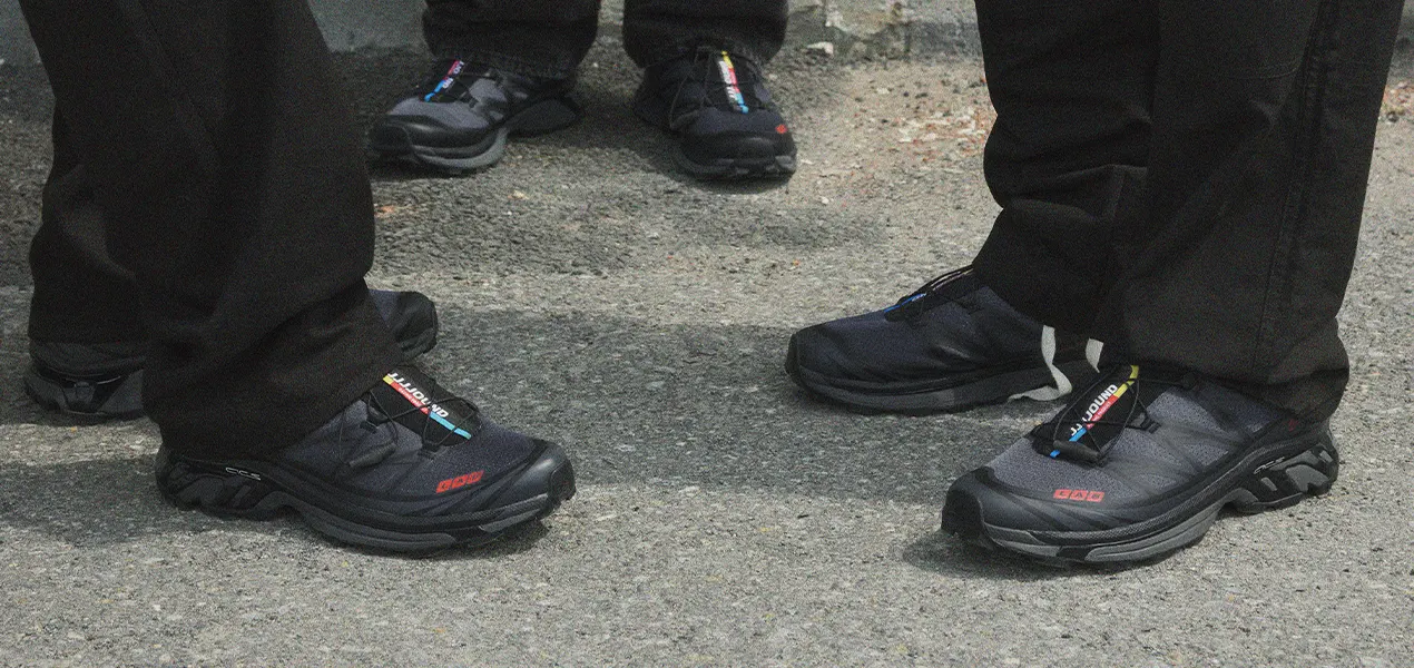 靴 JJJJound Salomon XT-6 Ebony 28cm JJJJound Salomon XT-6 - Black