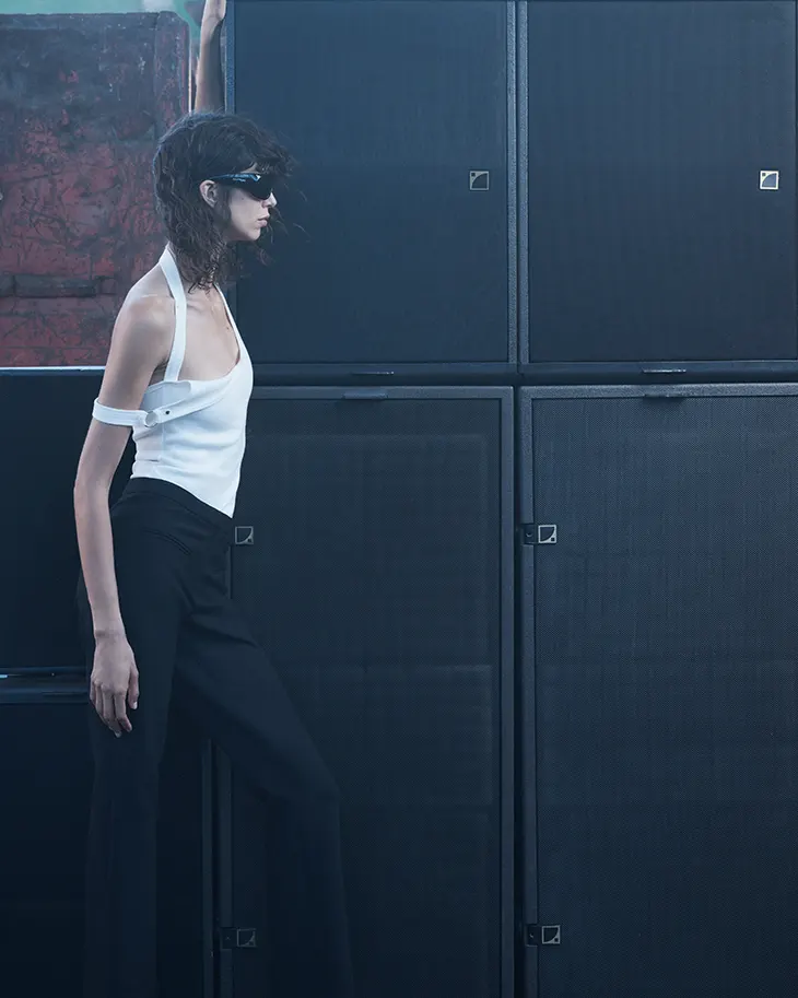 Mica Arganaraz for Courrèges FW25 Precollection