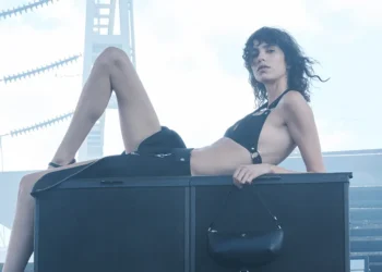 Mica Arganaraz for Courrèges FW25 Precollection