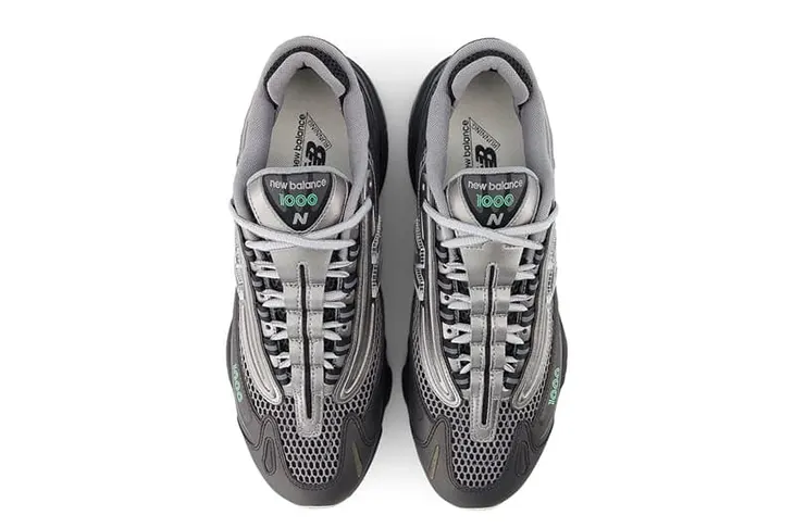 New Balance 1000 in Dark Silver and Lime Leaf Drops This Fall