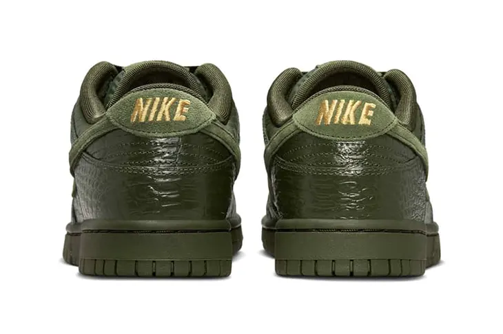Nike Introduces the Dunk Low “Crocodile” in Deep Green Textures