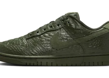 Nike Introduces the Dunk Low “Crocodile” in Deep Green Textures