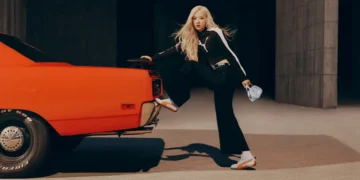 Rosé Revs Up the PUMA Speedcat in a New Pale Blue Drop