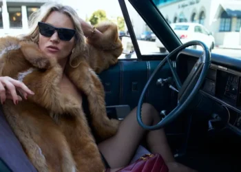 Kate Moss and Chloë Sevigny in Saint Laurent Fall 2025 Campaign