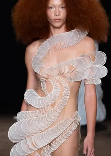 Spiber & Iris van Herpen Unveil Groundbreaking Bridal Look