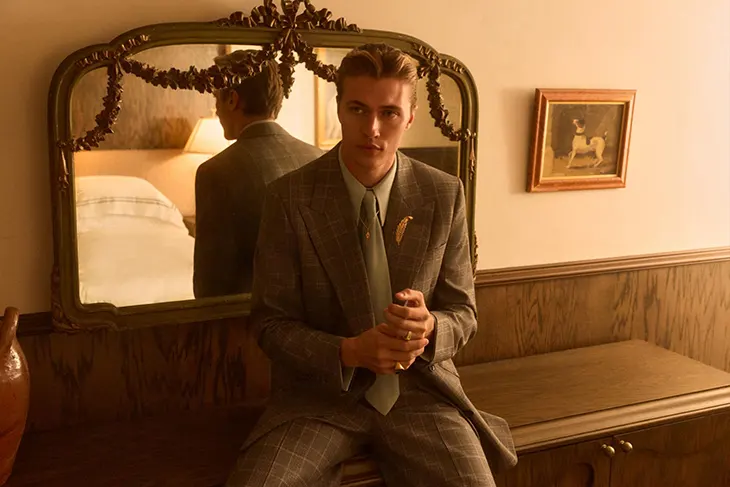 Lucky Blue Smith Stars in AMIRI Fall Winter 2025 “Hollywood Noir”