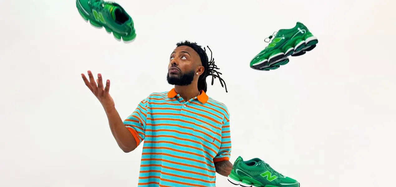 Aminé & New Balance ABZORB 2000 Aminé Opens Raffle For New Balance ABZORB 2000 'Biblioteca