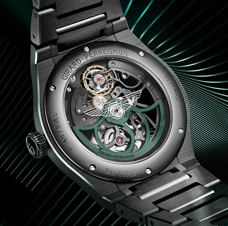 Girard-Perregaux Presents Laureato Skeleton Aston Martin Edition