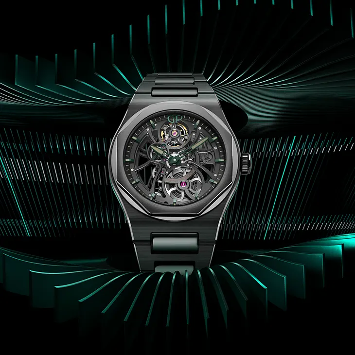 Girard-Perregaux Presents Laureato Skeleton Aston Martin Edition