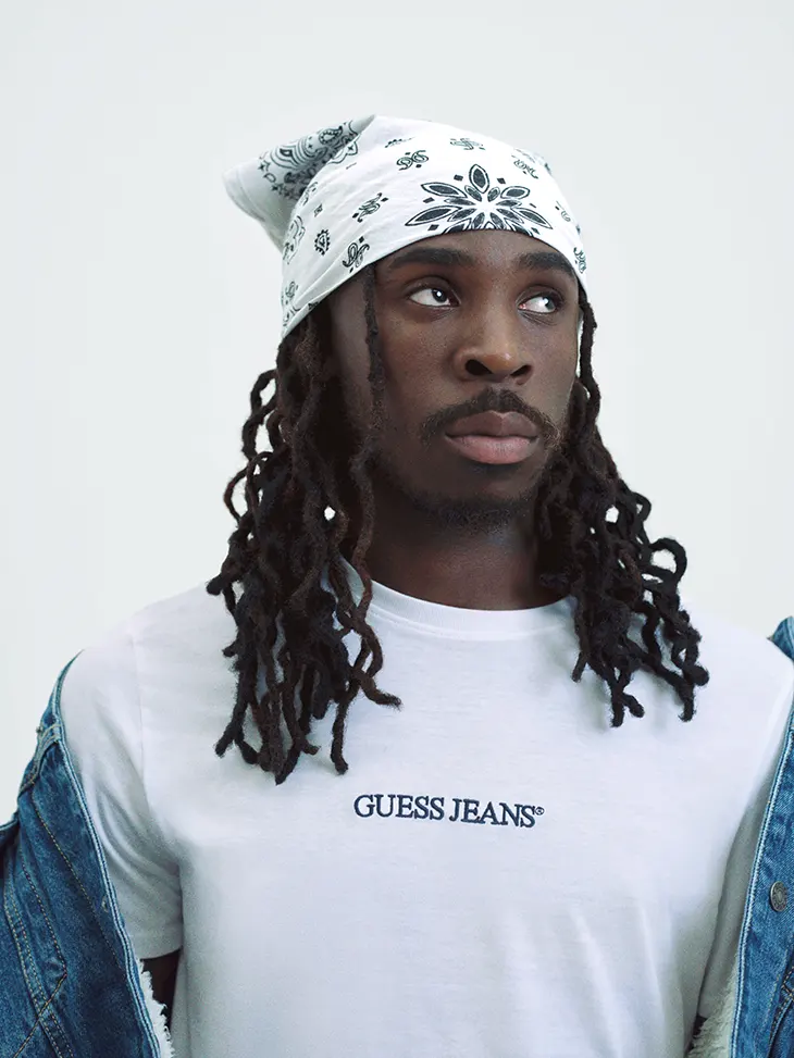 Moise Kean Joins GUESS JEANS as Face of Fall 2025 Campaign