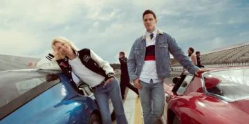 Nicholas Hoult and Claudia Schiffer Star in “Hilfiger Racing Club”