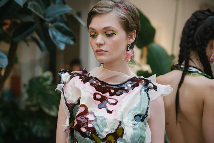 Backstage Caroline Zimbalist Spring Summer 2026