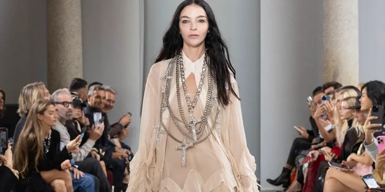 Blumarine SS26 by David Koma Embraces Dark Romanticism