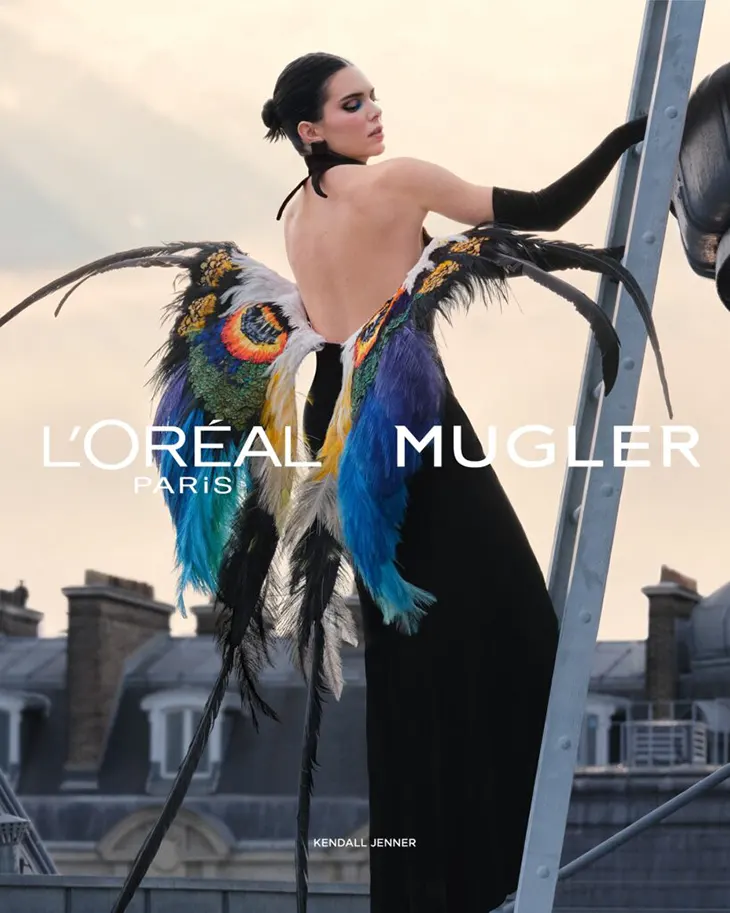 Kendall Jenner Fronts Mugler x L’Oréal Makeup Collection