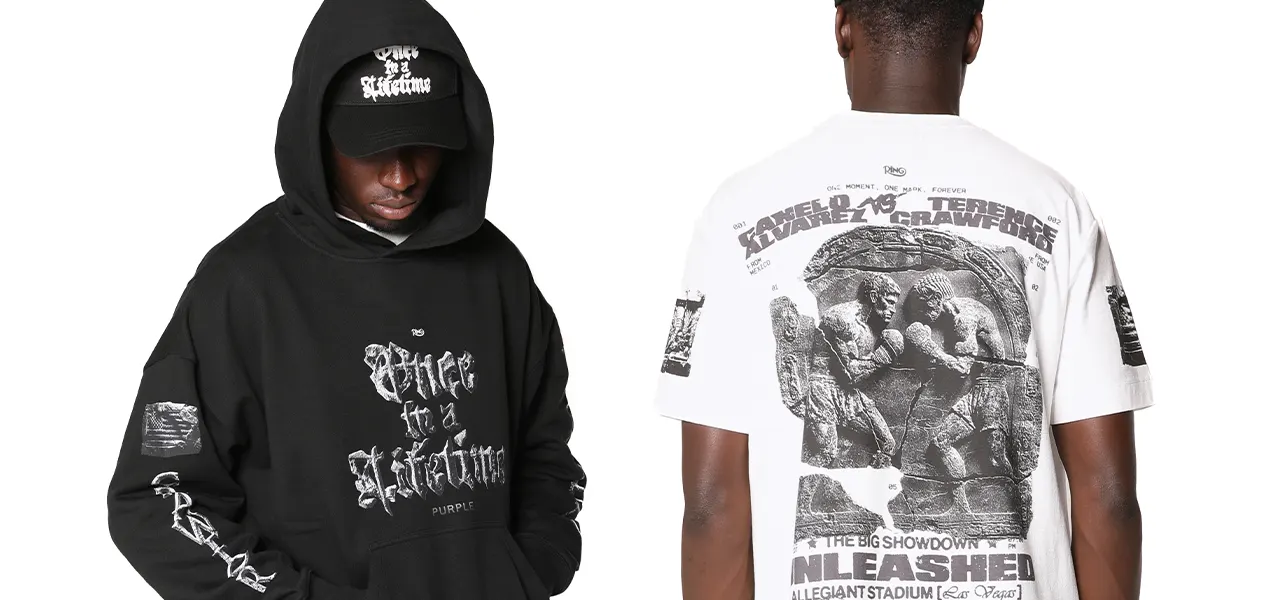 PURPLE Brand Launches Capsule for Historic Boxing Match