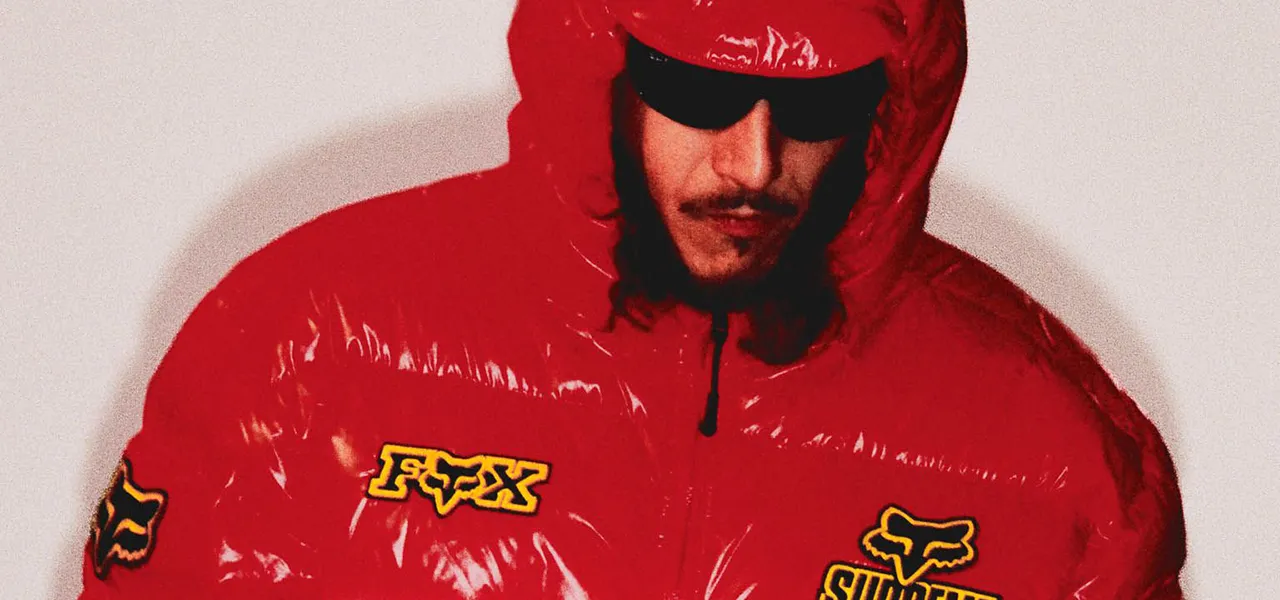 ジャケット・アウター Supreme x Fox Racing 2020 Jacket Supreme Fox Racing Puffy Jacket Black Men's - FW20 - US