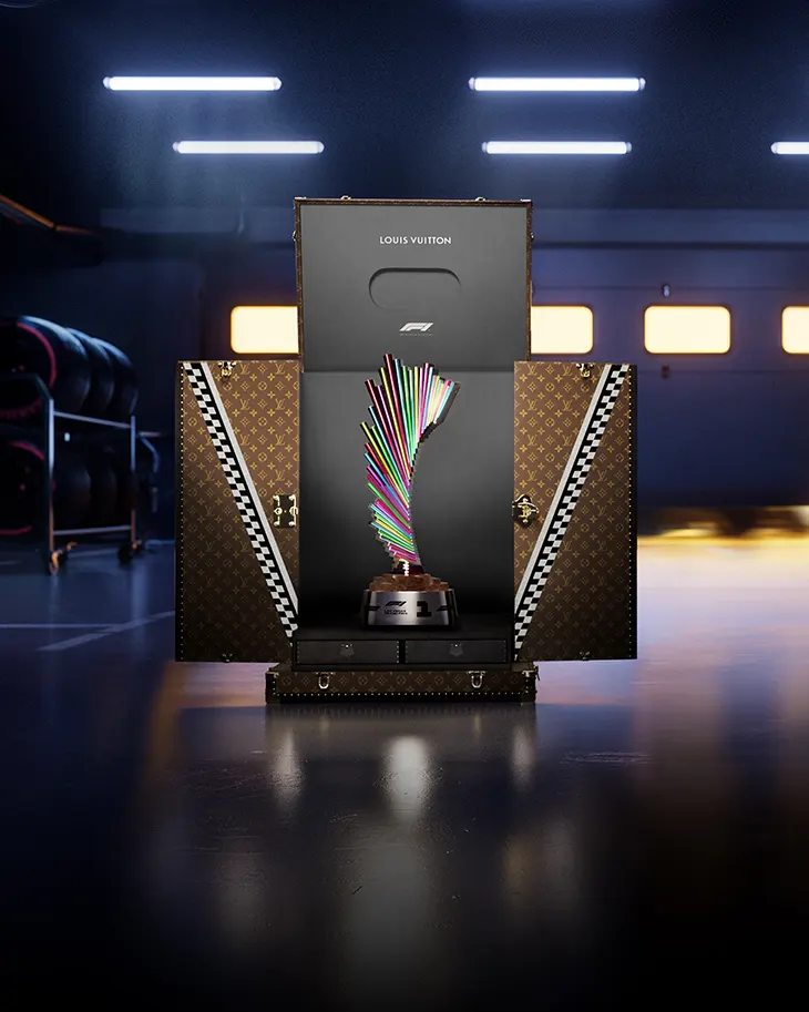 Max Verstappen F1 Las Vegas GP 2025 Louis Vuitton Trunk