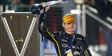 Max Verstappen Wins F1 Las Vegas GP 2025 With Trophy in Louis Vuitton Trunk