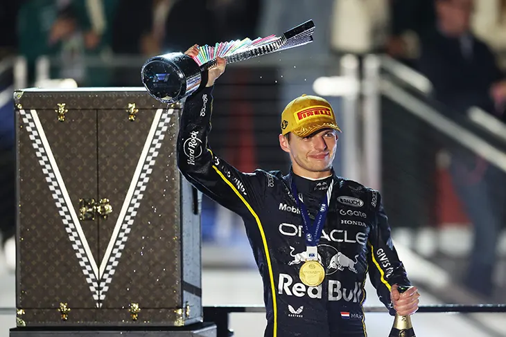 Max Verstappen F1 Las Vegas GP 2025 Louis Vuitton Trunk