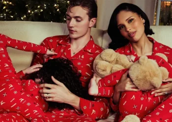 SKIMS Holiday Campaign with Nara Smith and Lucky Blue Smith