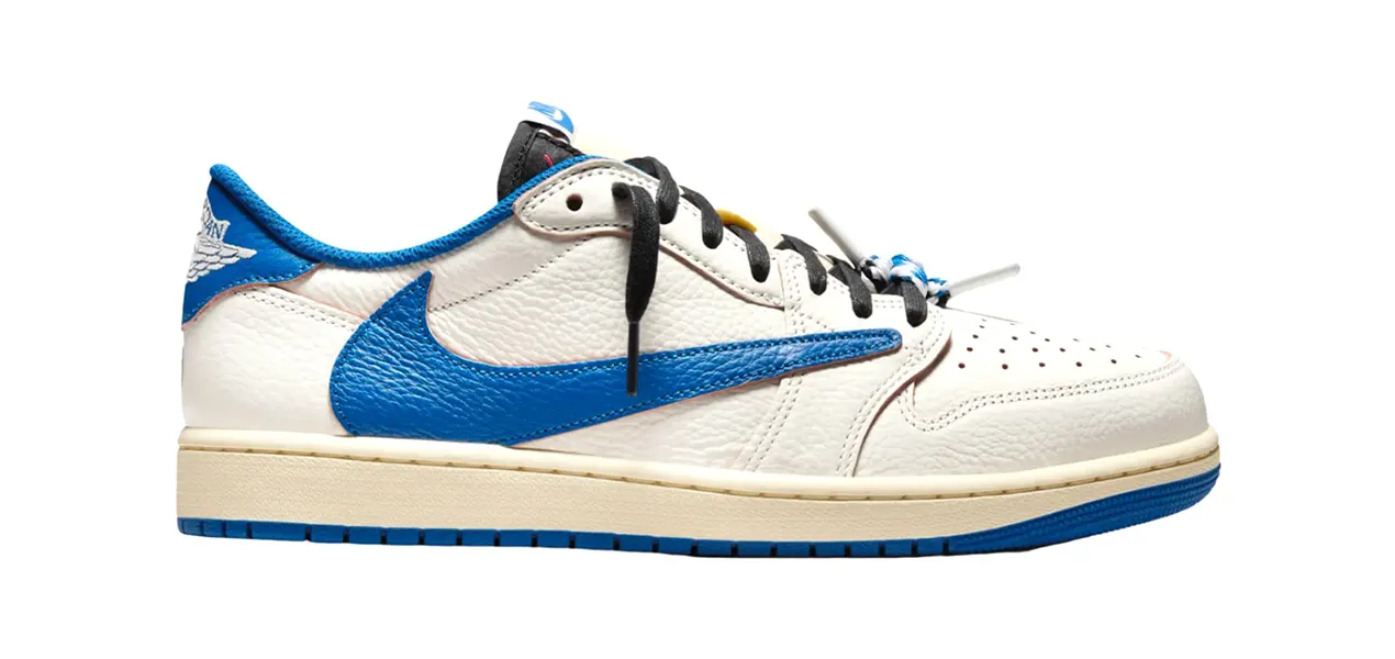 Travis Scott Reunites with fragment design for Air Jordan 1 Low OG