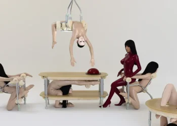 Bianca Censori Stages Obedience as Concept