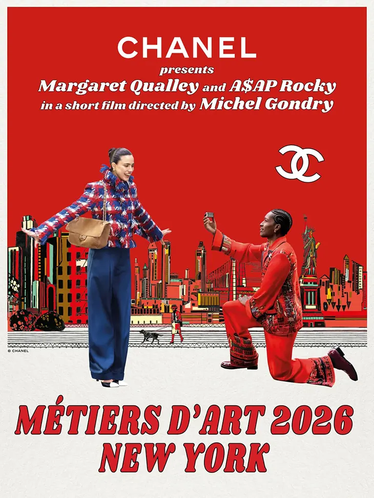 A$AP Rocky Chanel Ambassador Margaret Qualley