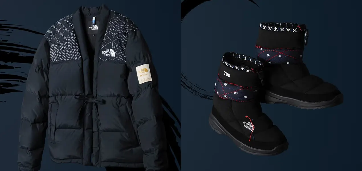 The North Face Japan Reworks Nuptse With SASHIKO GALS