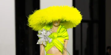 Upcycled Material Shapes Form in Germanier Couture SS26