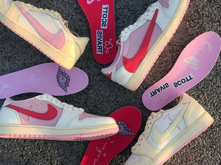 Travis Scott x Air Jordan 1 Low “Pink Pack”