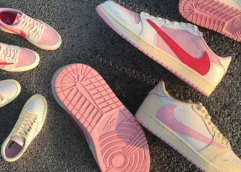 A Closer Look at Travis Scott x Air Jordan 1 Low “Pink Pack”
