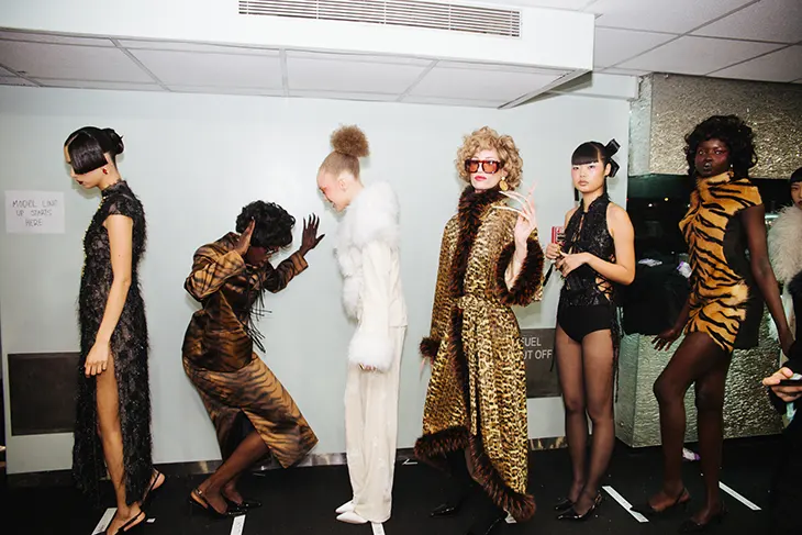 Backstage Kim Shui Fall Winter 2026