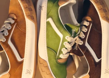Louis Vuitton Refines 90s Skate Codes with the LV Tilted Sneaker