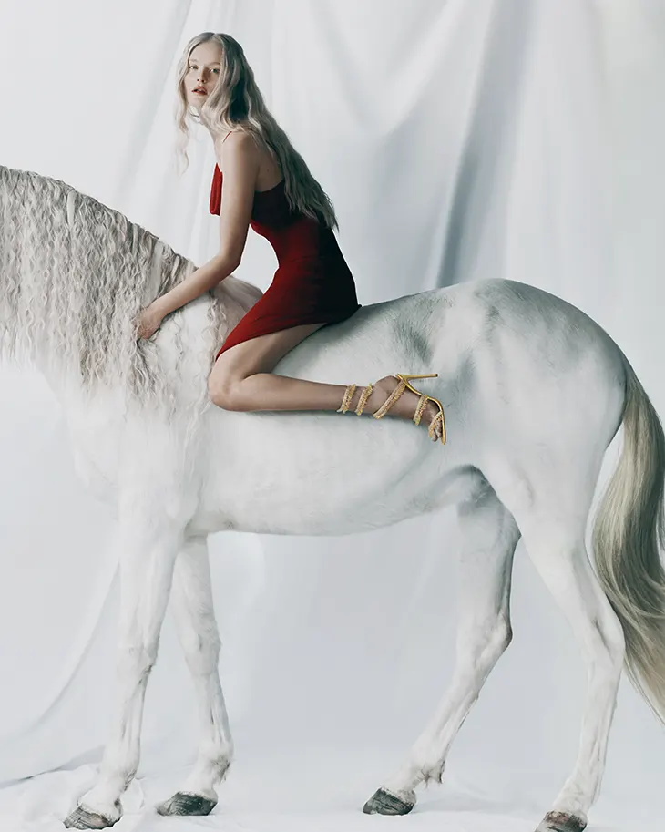 Rene Caovilla "Riding the Light" Year of the Horse