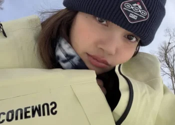 LISA Takes the Slopes in Jacquemus x Nike