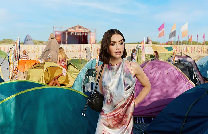 Lily Collins Zalando SS26 Campaign