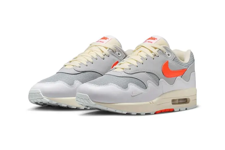 Patta x Nike Air Max 1 "White Hyper Crimson"