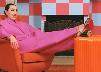 RIMOWA Brings Orange and Magenta to Its Travel Range with Rossy de Palma