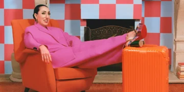 RIMOWA Brings Orange and Magenta to Its Travel Range with Rossy de Palma