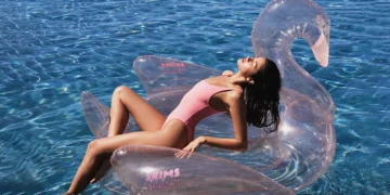 SKIMS Swim Returns With New Pieces and FUNBOY Floaties