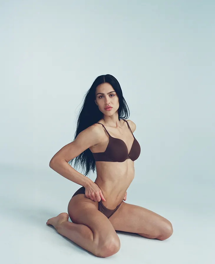 SKIMS Ultimate T-Shirt Bra Amelia Gray
