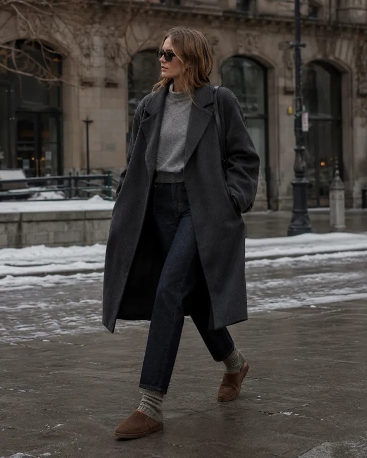 Suede Mules